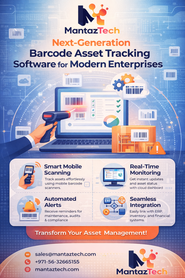 Next-Generation Barcode Asset Tracking Software | Mantaz
